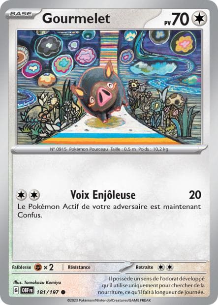 Carte Pokémon Gourmelet 181