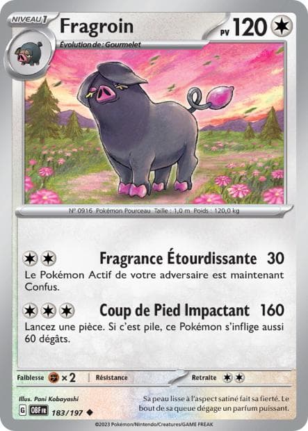 Carte Pokémon Fragroin 183
