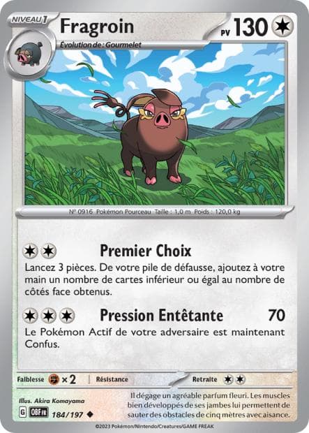 Carte Fragroin la plus chère