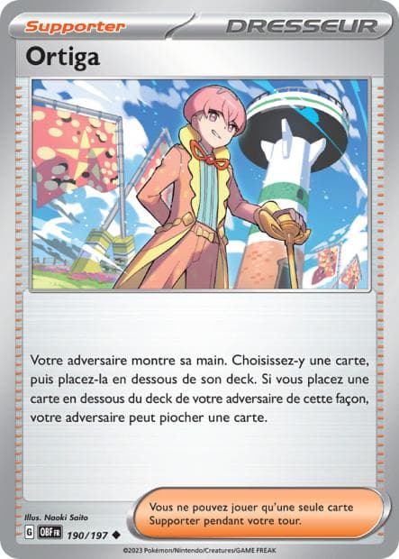 Carte Pokémon Ortiga 190