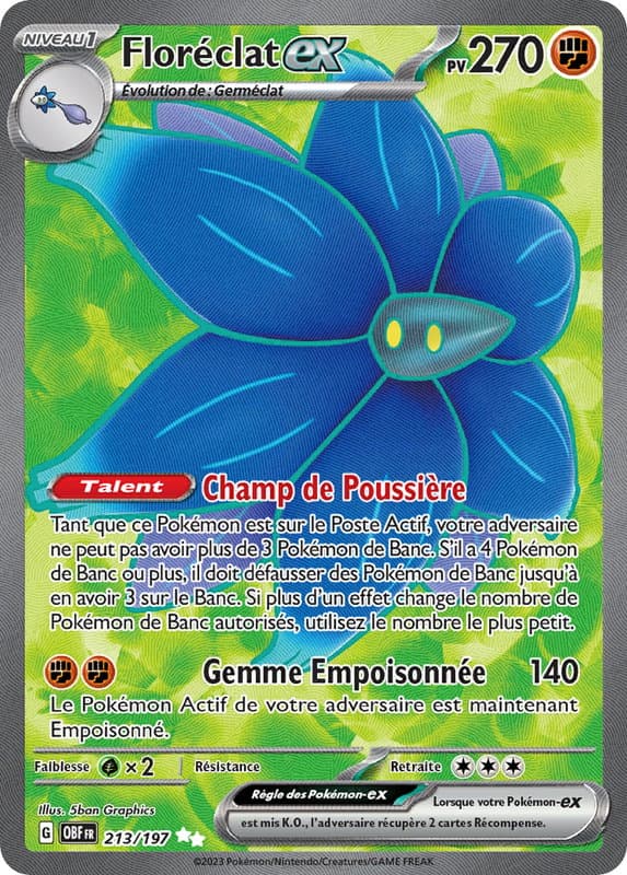 Carte Floréclat la plus chère
