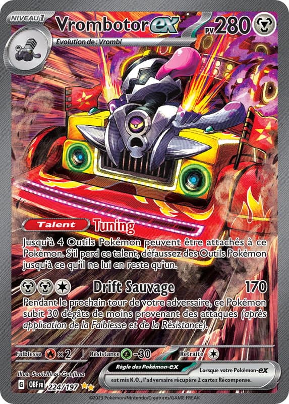 Carte Vrombotor la plus chère