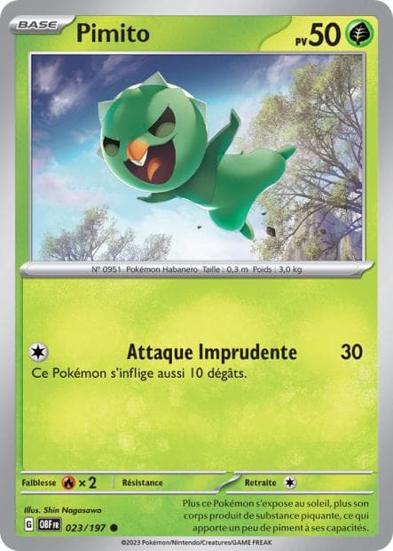 Carte Pokémon Pimito 23