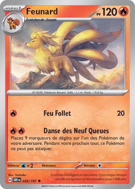 Carte Pokémon Feunard 29