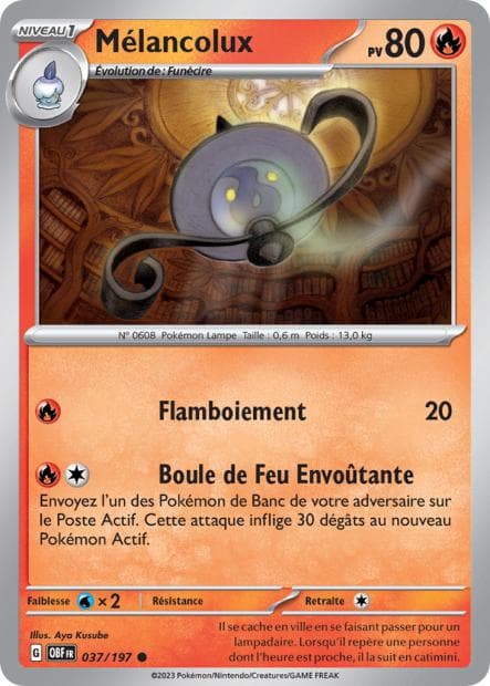 Carte Mélancolux la plus chère