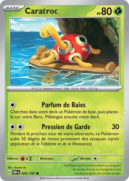 Carte Pokémon Caratroc 5