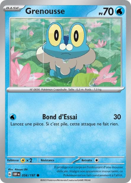 Carte Pokémon Grenousse 56
