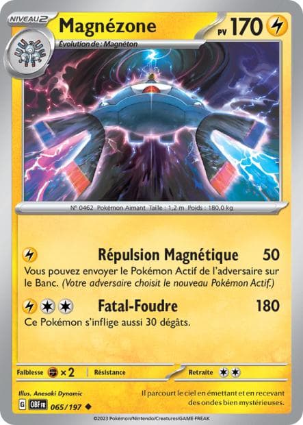 Carte Magnézone la plus chère