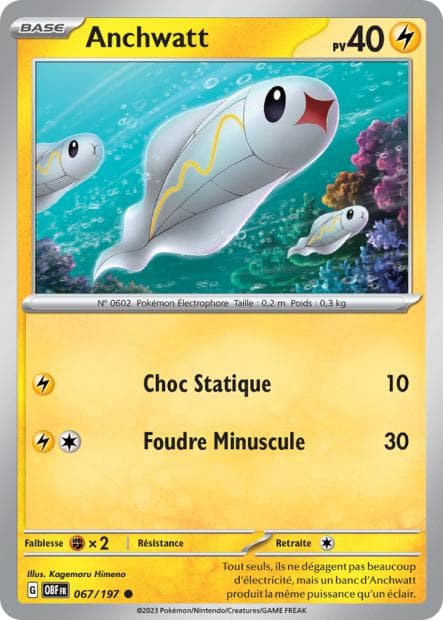 Carte Pokémon Anchwatt 67