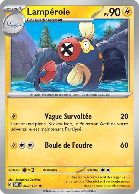Carte Pokémon Lampéroie 68