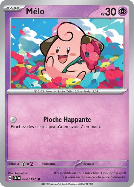 Carte Pokémon Mélo 80