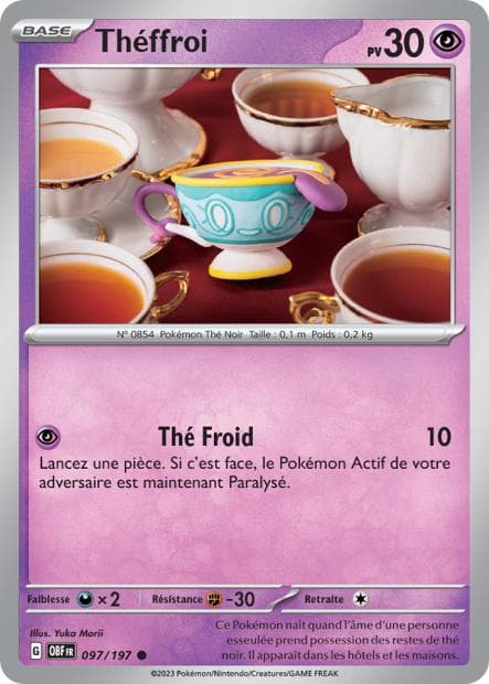 Carte Théffroi la plus chère
