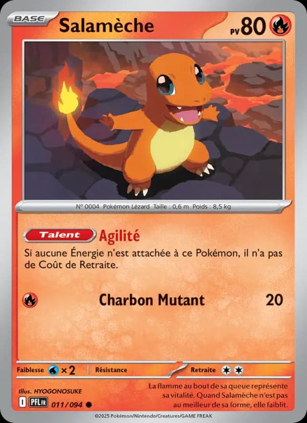 Carte Pokémon Salamèche 11
