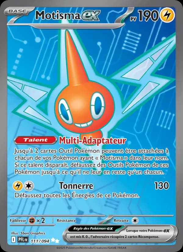 Carte Pokémon Motisma ex 111