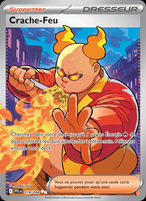 Carte Pokémon Crache-Feu 119