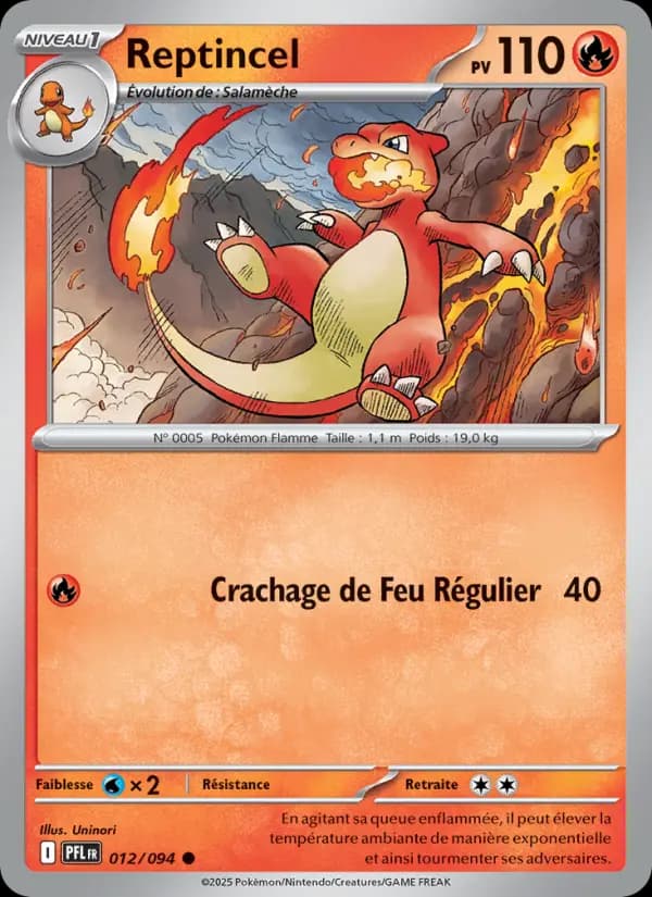 Carte Pokémon Reptincel 12