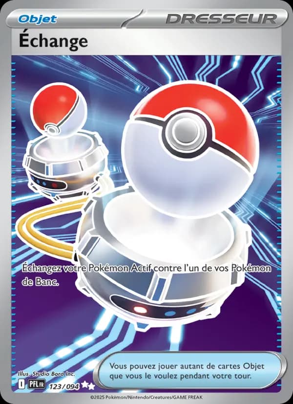 Carte Pokémon Échange 123