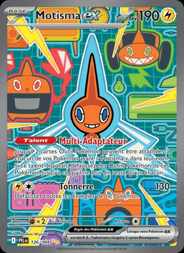 Carte Pokémon Motisma ex 126 — Flammes Fantasmagoriques