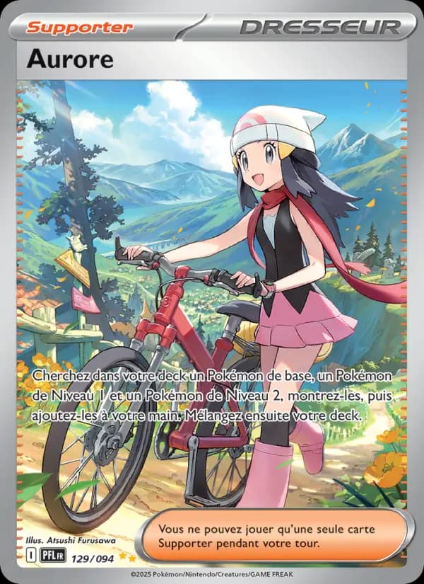 Carte Pokémon Aurore 129 — Flammes Fantasmagoriques