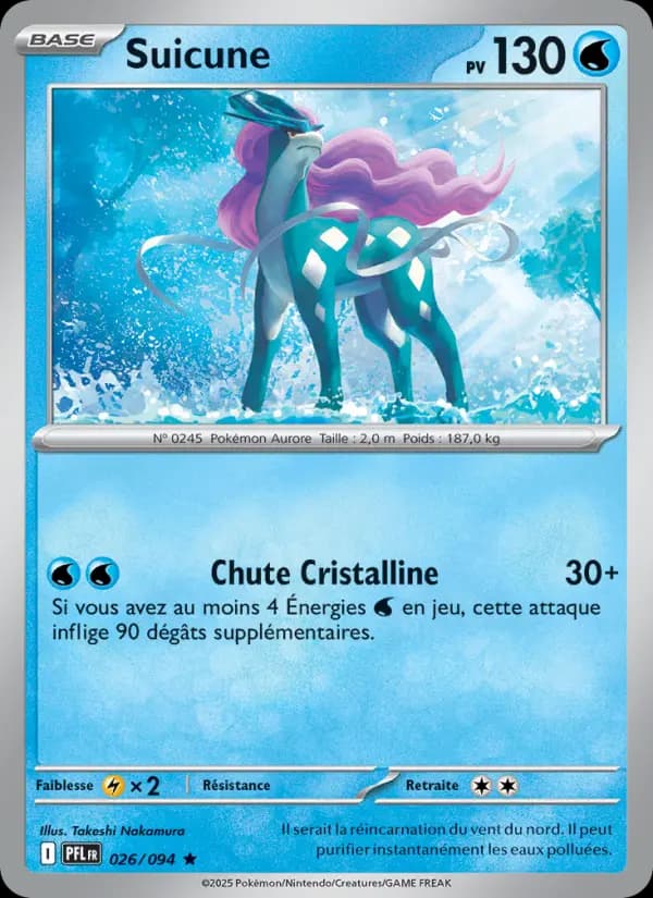 Carte Suicune la plus chère