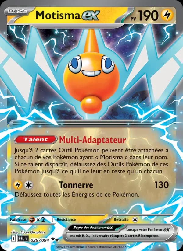Carte Pokémon Motisma ex 29