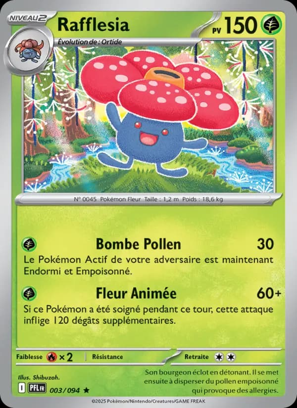 Carte Pokémon Rafflesia 3