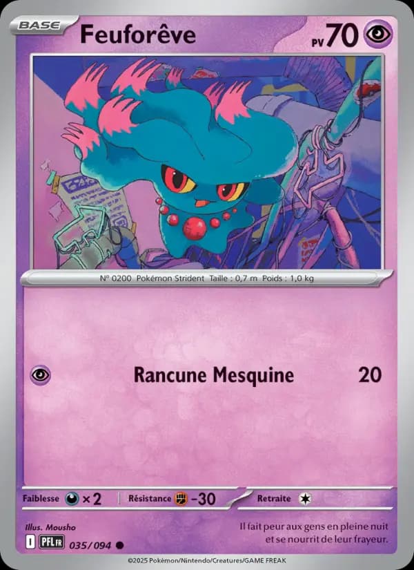 Carte Pokémon Feuforêve 35