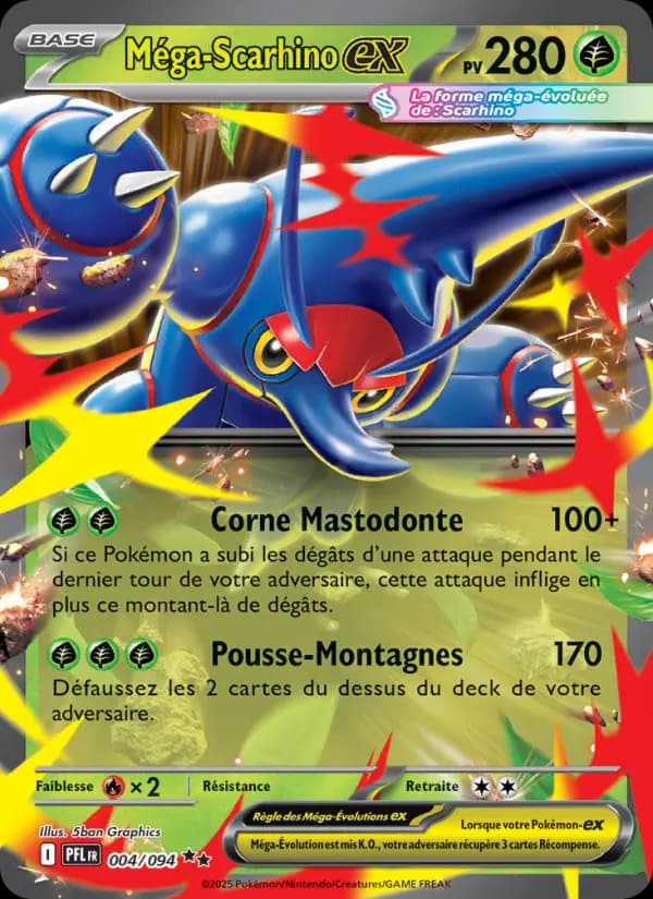 Carte Pokémon Méga-Scarhino ex 4