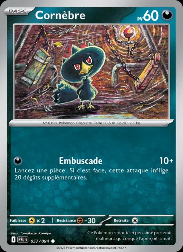 Carte Pokémon Cornèbre 57