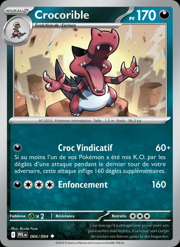 Carte Pokémon Crocorible 66