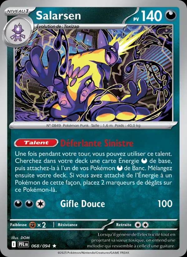 Carte Pokémon Salarsen 68