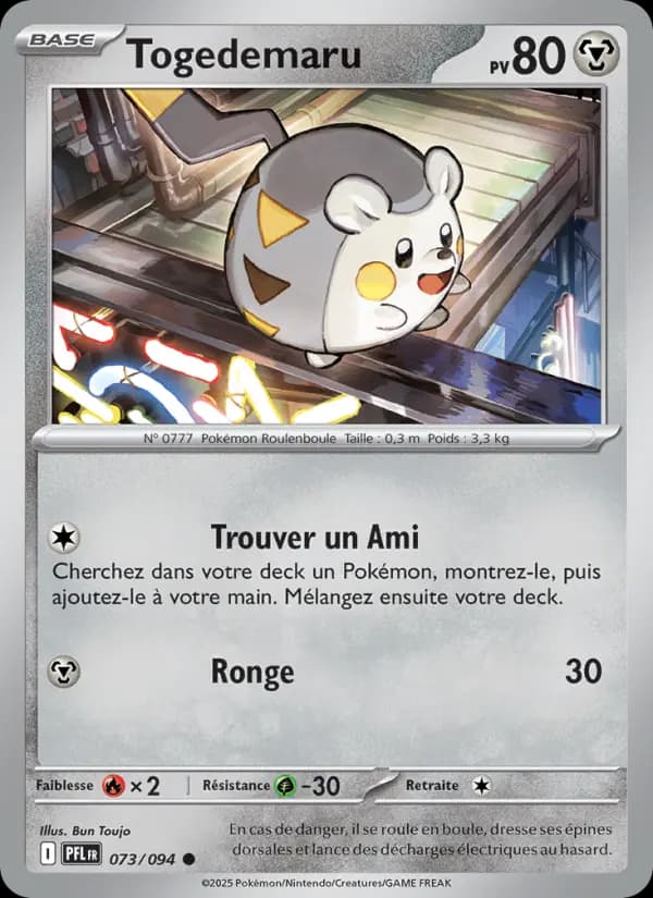 Carte Pokémon Togedemaru 73