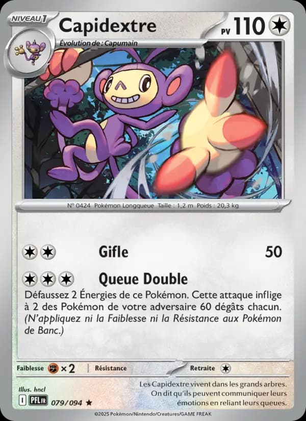 Carte Pokémon Capidextre 79