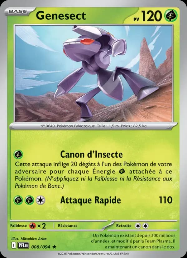 Carte Genesect la plus chère
