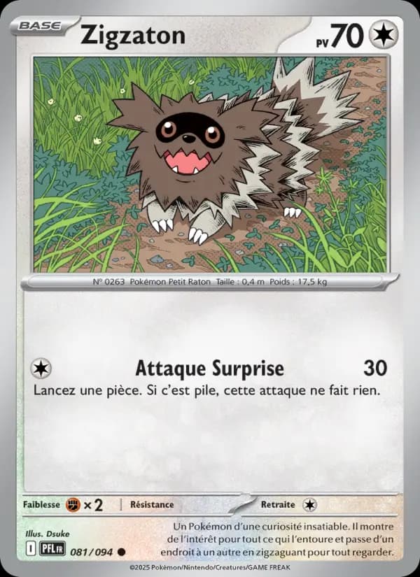 Carte Pokémon Zigzaton 81