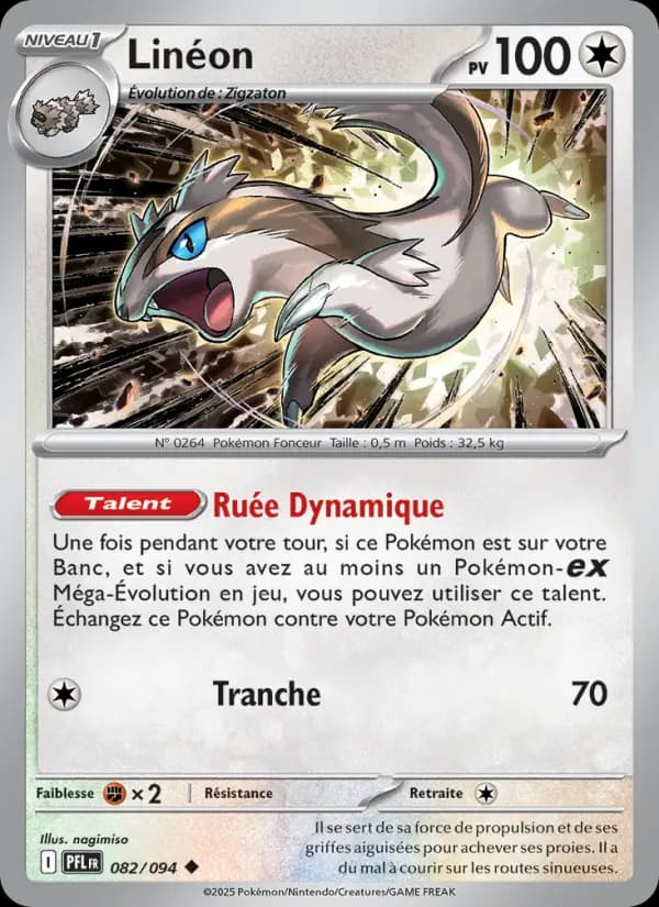 Carte Pokémon Linéon 82