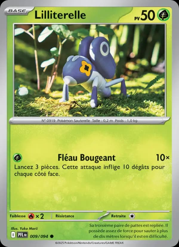 Carte Pokémon Lilliterelle 9
