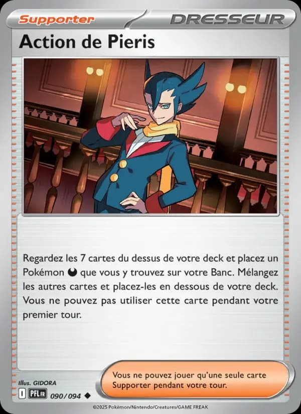 Carte Pokémon Action de Pieris 90