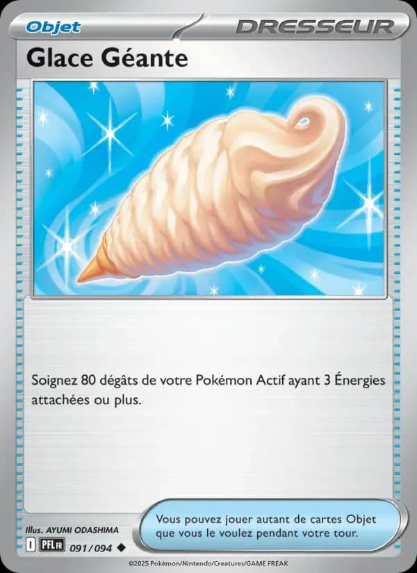 Carte Pokémon Glace Géante 91