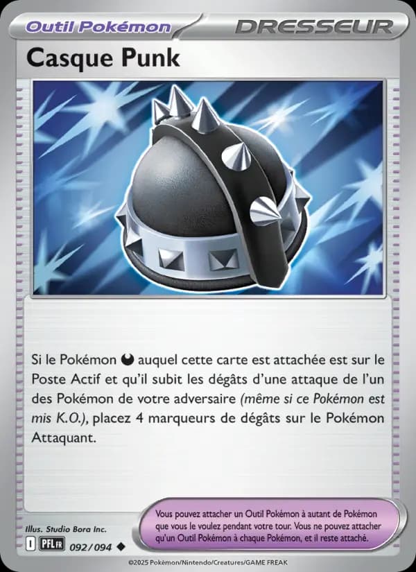 Carte Pokémon Casque Punk 92