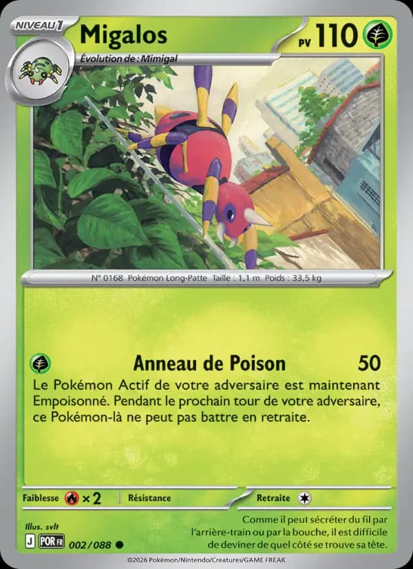 Carte Migalos la plus chère