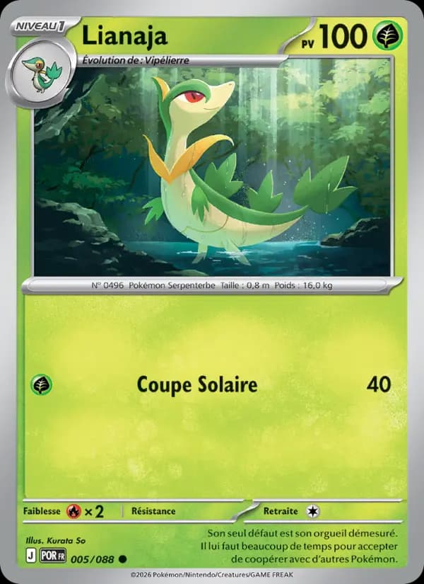 Carte Lianaja la plus chère