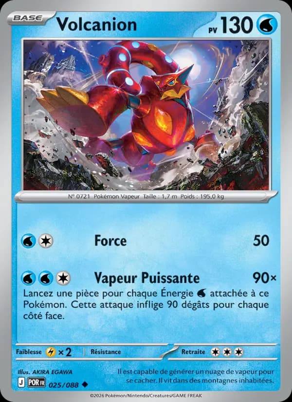Carte Volcanion la plus chère