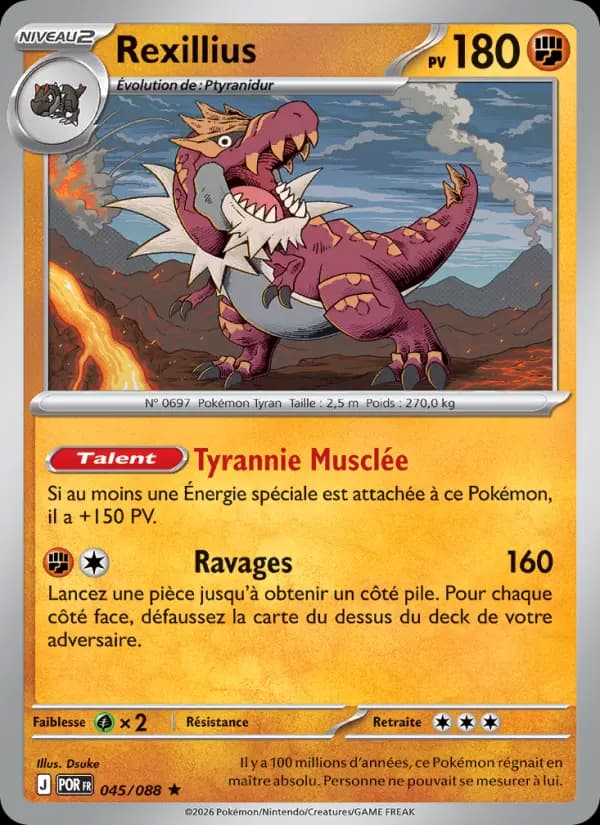 Carte Rexillius la plus chère