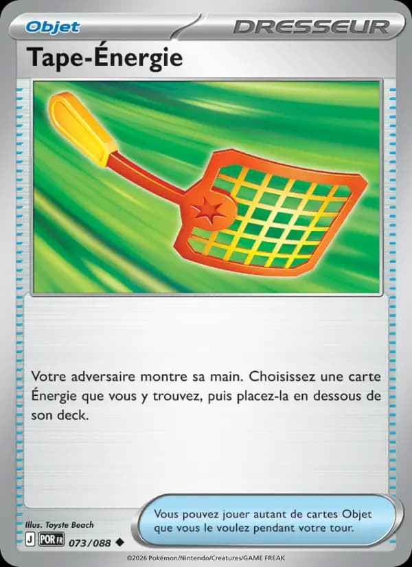 Carte Pokémon Tape-Énergie 073/088