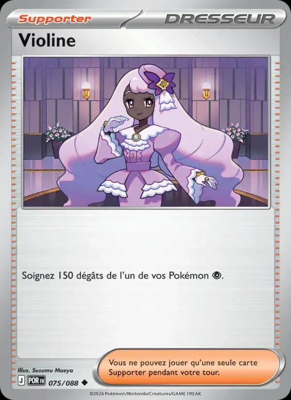 Carte Pokémon Violine 075/088
