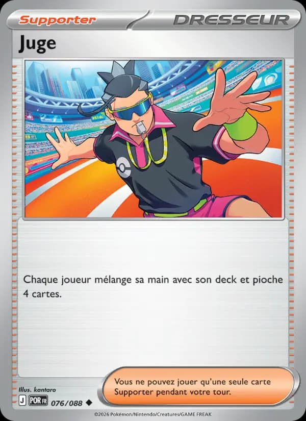 Carte Pokémon Juge 076/088