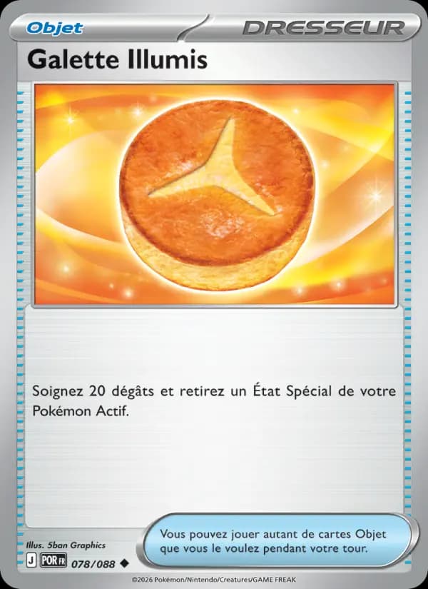 Carte Pokémon Galette Illumis 078/088