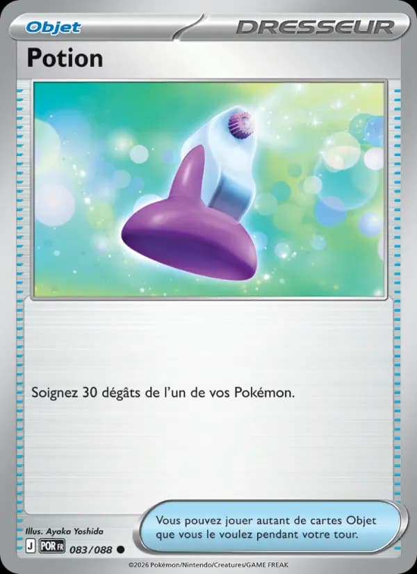 Carte Pokémon Potion 083/088