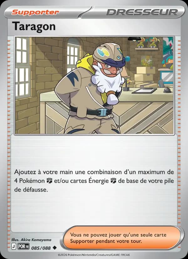 Carte Pokémon Taragon 085/088